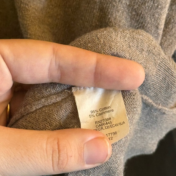 J. Crew Cotton and Cashmere Blend Sweater Oversized Minimalist Men's Large - Picture 8 of 8